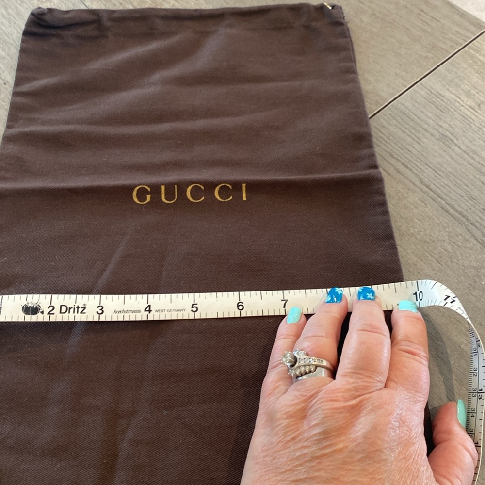Brown Gucci Small Drawstring Dustbag Suitable For… - image 3